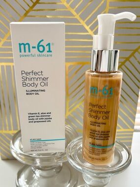 ✨ M-61 Perfect Shimmer Body Oil Full Size  3.4 oz New In Box ✨MFR 2025
